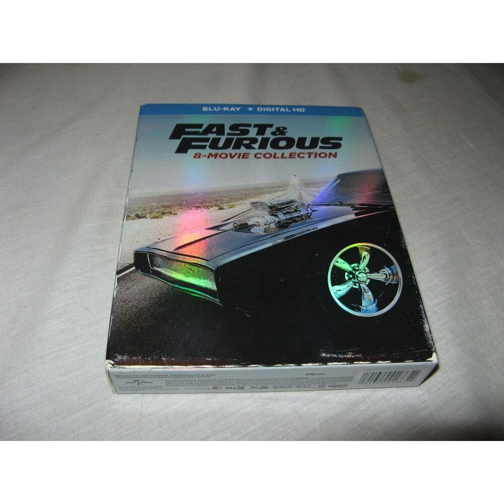 Fast and Furious 8 Movie Collection + Bonus Disc Blu-Ray